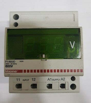 [F1/600D] Voltímetro digital 230V - 50-60Hz