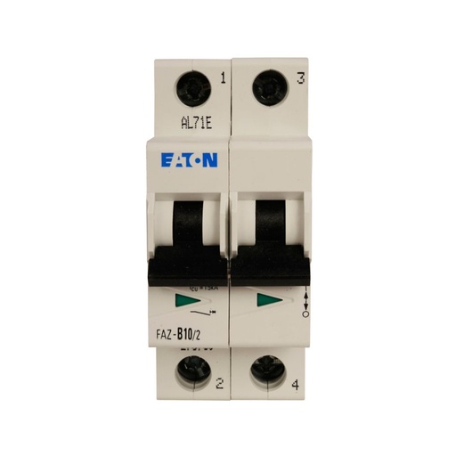 [FAZ-C2/2] INTERRUPTOR AUTOMATICO 2AMPERIOS 2 POLOS EATON 